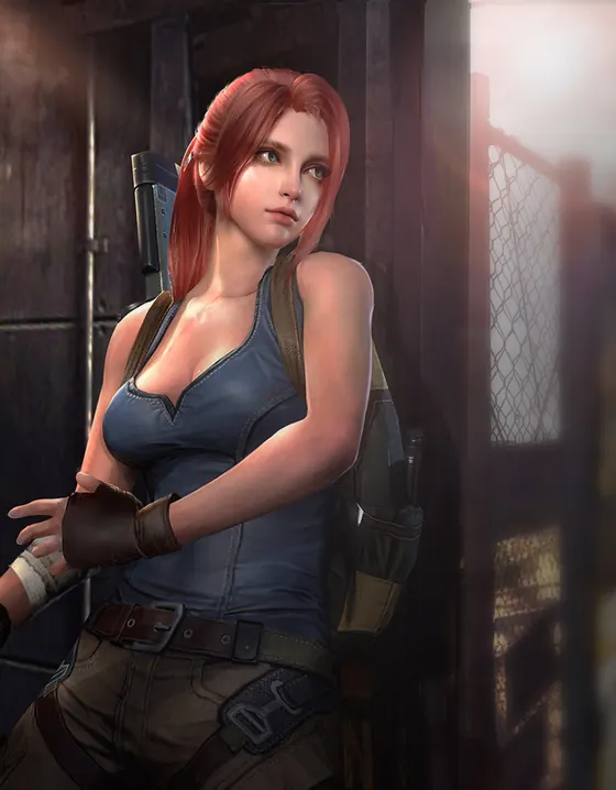 Survivor scouting a building